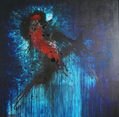 TAMU MASSIF     130 x 130cm     Oil on Canvas     Sold