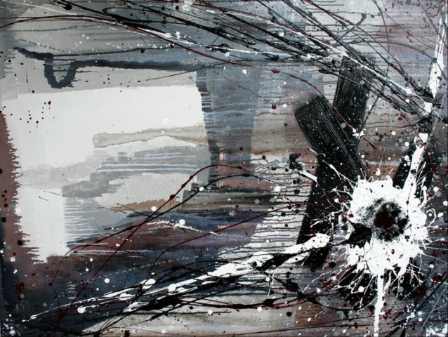 FROM A HARD SOIL     110 x 90cm     Oil on Wood     SOLD