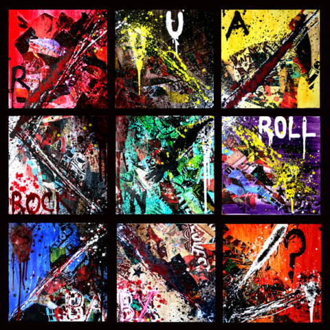 RUARNRB     150 x 150cm     Oil on Wood     SOLD